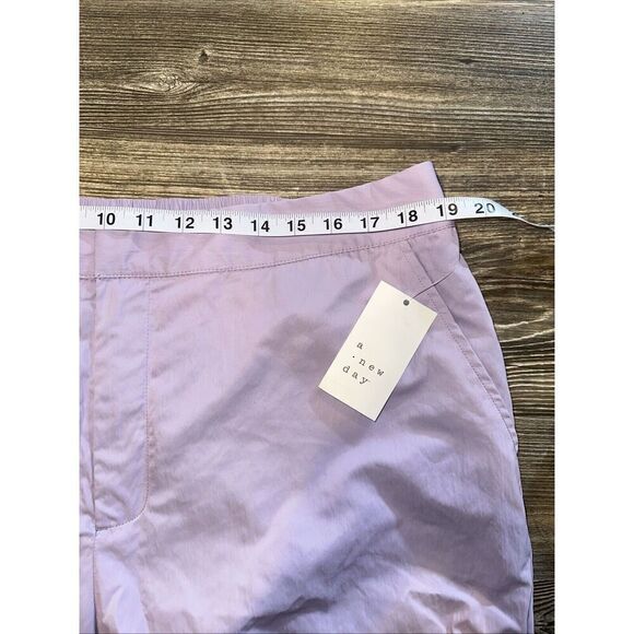 Women's High-Rise Parachute Pants - A New Day Lavender Size 17. NWT. 16 - Picture 10 of 14